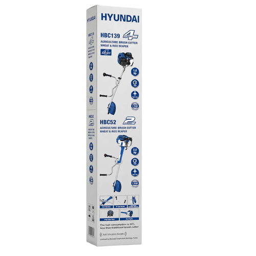 Hyundai HBC139 31cc Brush Cutter | 1.0HP 4-Stroke